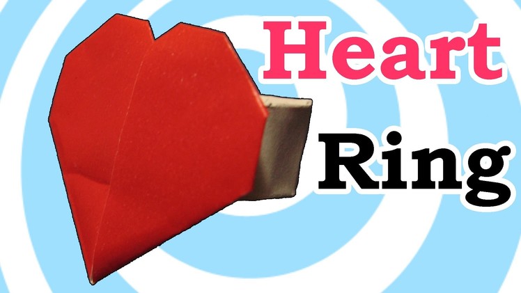 Origami Heart Ring Instructions