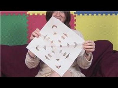 Paper Crafts for Children : How to Make a Snowflake Out of Construction Paper
