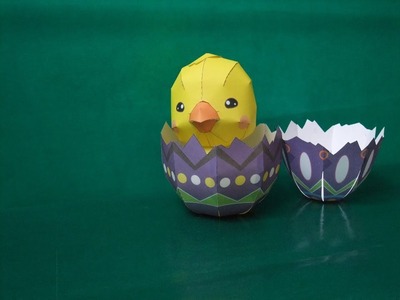Papercraft - stopmotion - Easter (Canon Papercraft) - dutchpapergirl