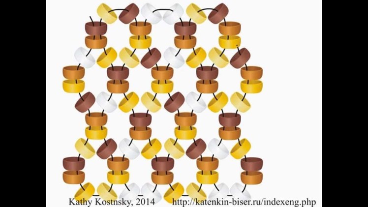 "Pseudo-Honeycomb" Netting.  Beading Cartoon