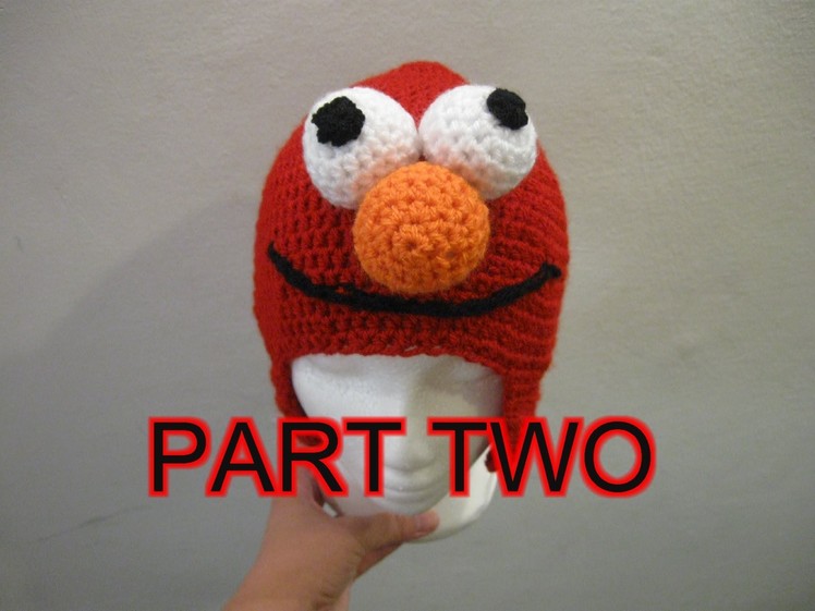 Red Mo Monster Crochet Beanie Tutorial pt 2