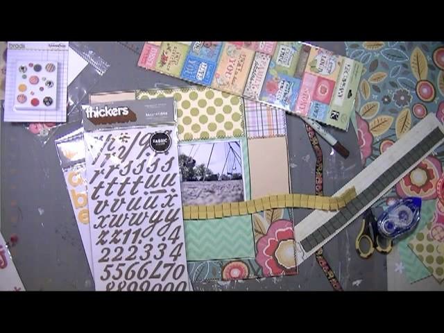 Scrapbooking Process: High Flying layout