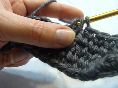 Stitch Scene: Split Single Crochet Decrease (ssc2tog) split single crochet two stitches together