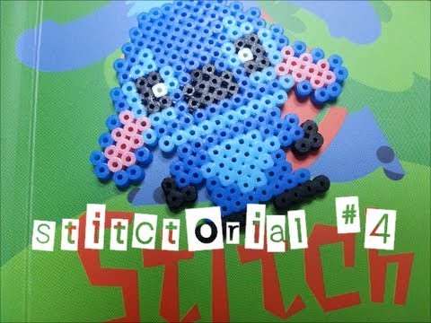 Stitctorial #4 : How to make stitch using mini hama beads?