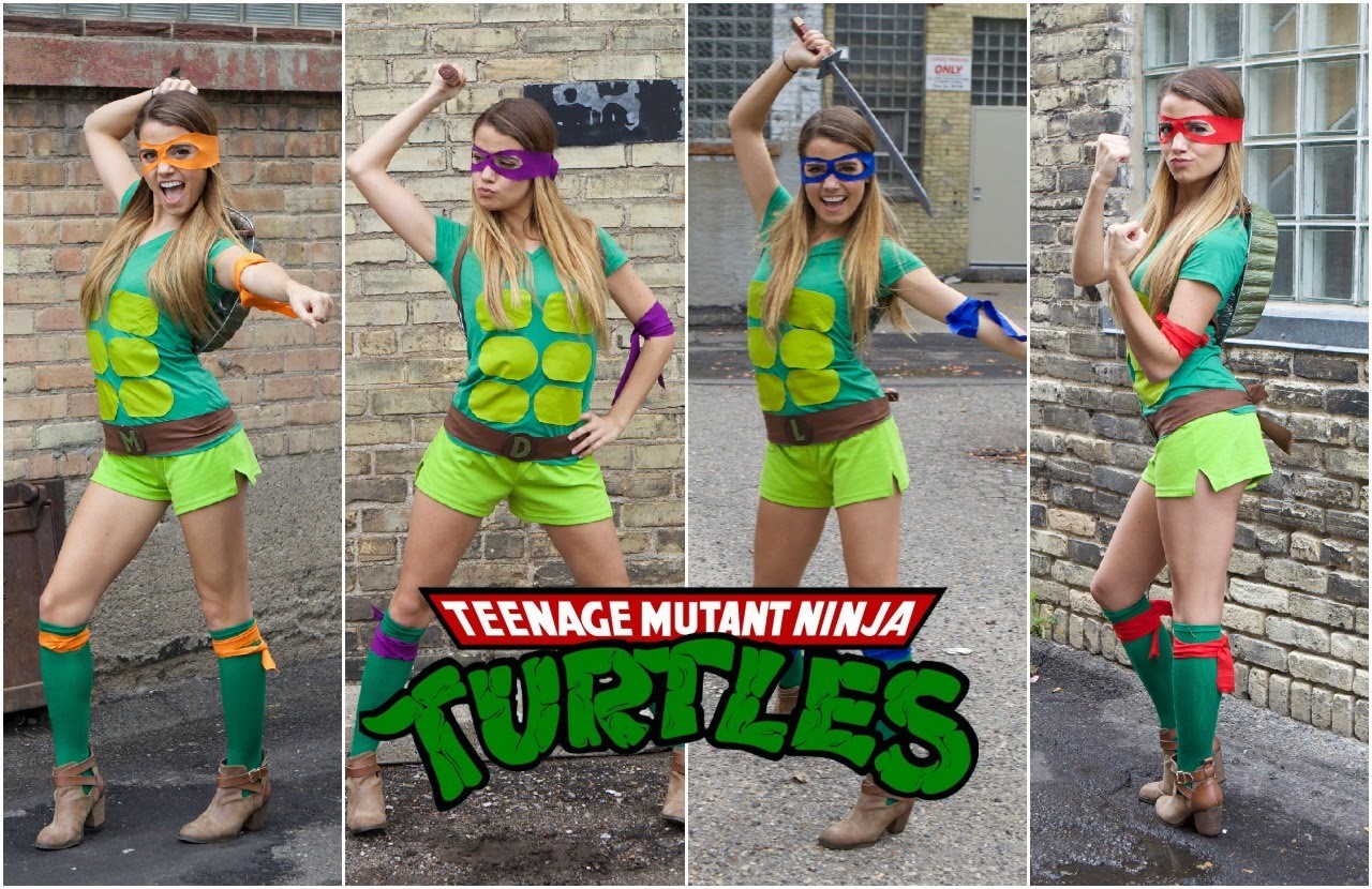 Teenage Mutant Ninja Turtle DIY Halloween Costume! 