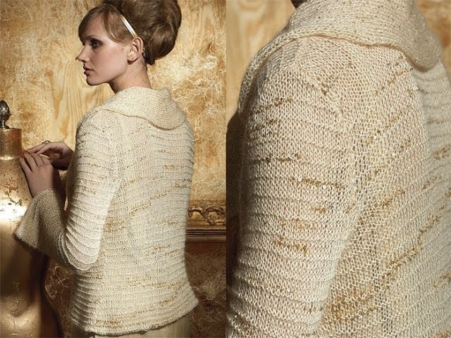 #15 Pleat Collar Jacket, Vogue Knitting Holiday 2010