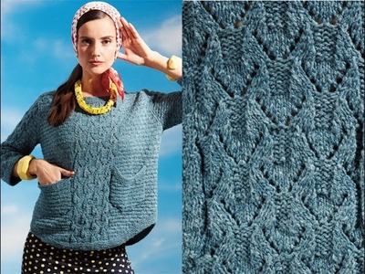 #23 Button-Back Sweater, Vogue Knitting Early Fall 2014