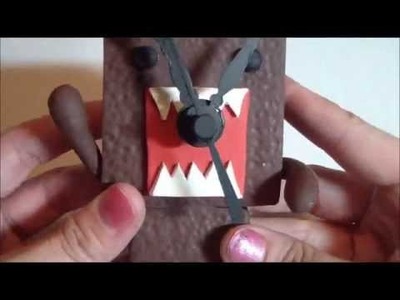 25 Days of Christmas Crafts: Polymer Clay Domo Clock
