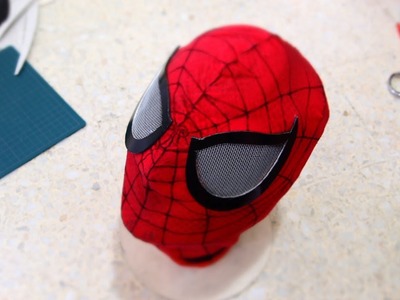 #51: Spiderman Mask DIY Part 3 - Eyes & Webbing