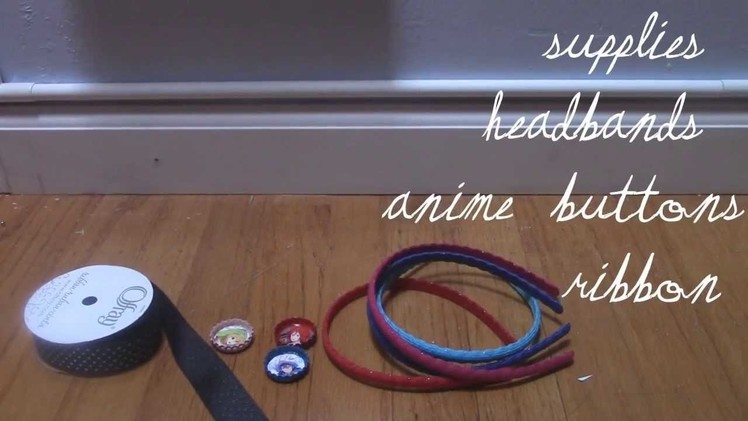 Anime Decorations DIY : Free!.Anime Headbands