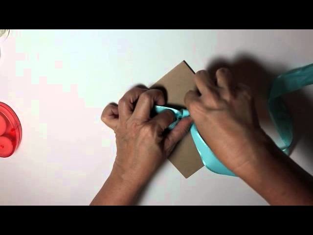Bow Tying Tips for Card-making and Paper Crafts