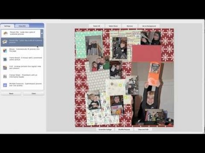 Creating a Digital Scrapbook Page with Picasa- Step 2