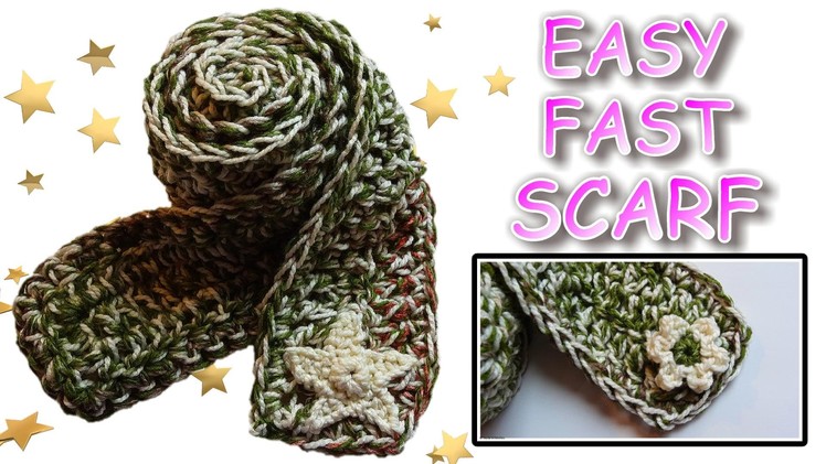 Crochet a Scarf - Easy, Fast, Warm!