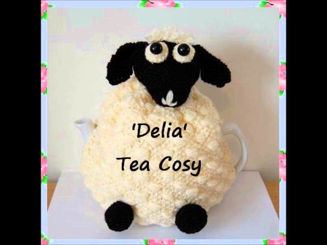 Delia Sheep Lamb Kitchen Farmyard Country DK Yarn Tea Pot Cosy Knitting Pattern