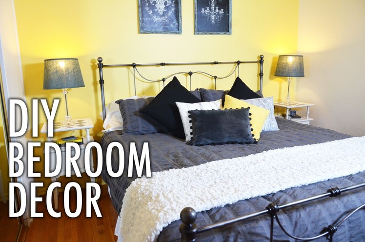 DIY Bedside Tables and Bedroom Decor with Mr. Kate