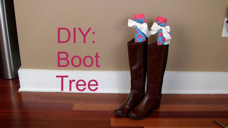 DIY: Boot Trees