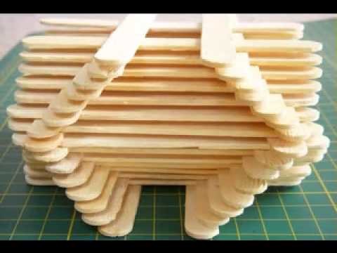 DIY Ice cream stick craft making ideas