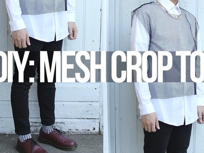 DIY: Mesh Crop Top! +OOTD!