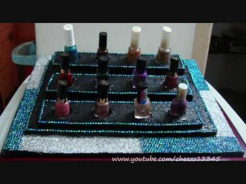 DIY: Nail polish tray