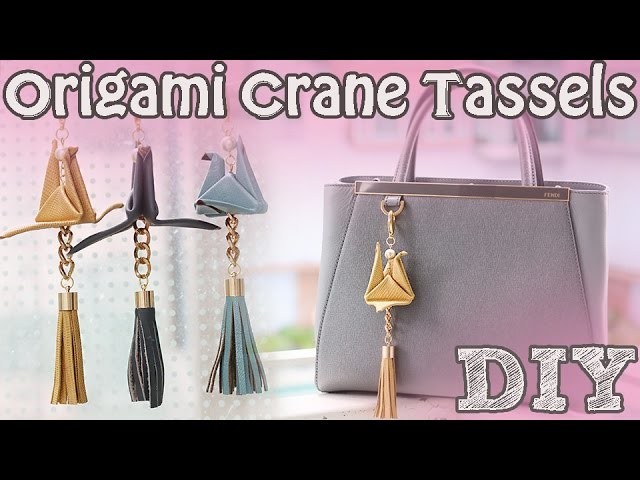 ➳ DIY: Origami Bag Charm (Holiday Gifts)