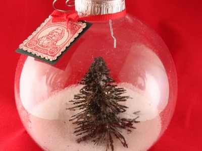 DIY Snow Globe Ornament Tutorial