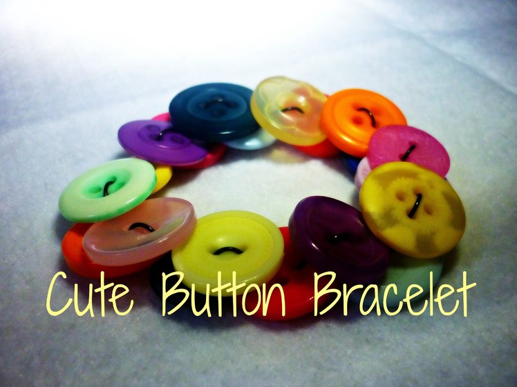 DIY Stretch Button Bracelet ¦ The Corner of Craft