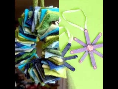 Easy DIY Childrens christmas craft projects ideas