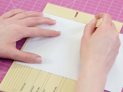 Folding a card - Papercraft Basics