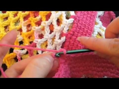 How to Crochet into Ridge of Chain Stitch