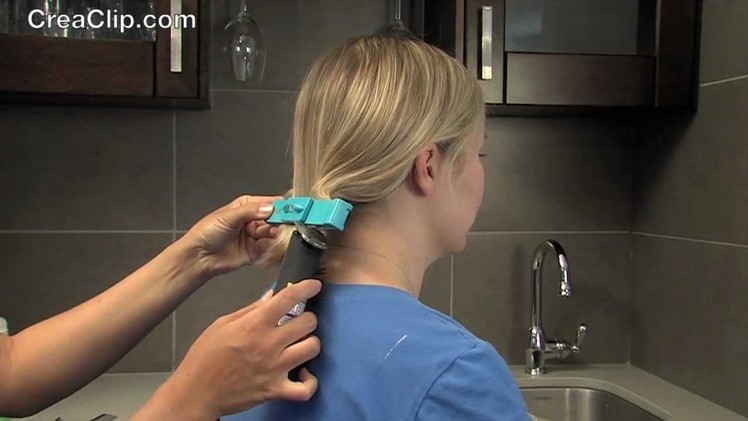 How to cut an A-Line bob haircut ! DIY and cut a bob hairstyle with the CreaClip