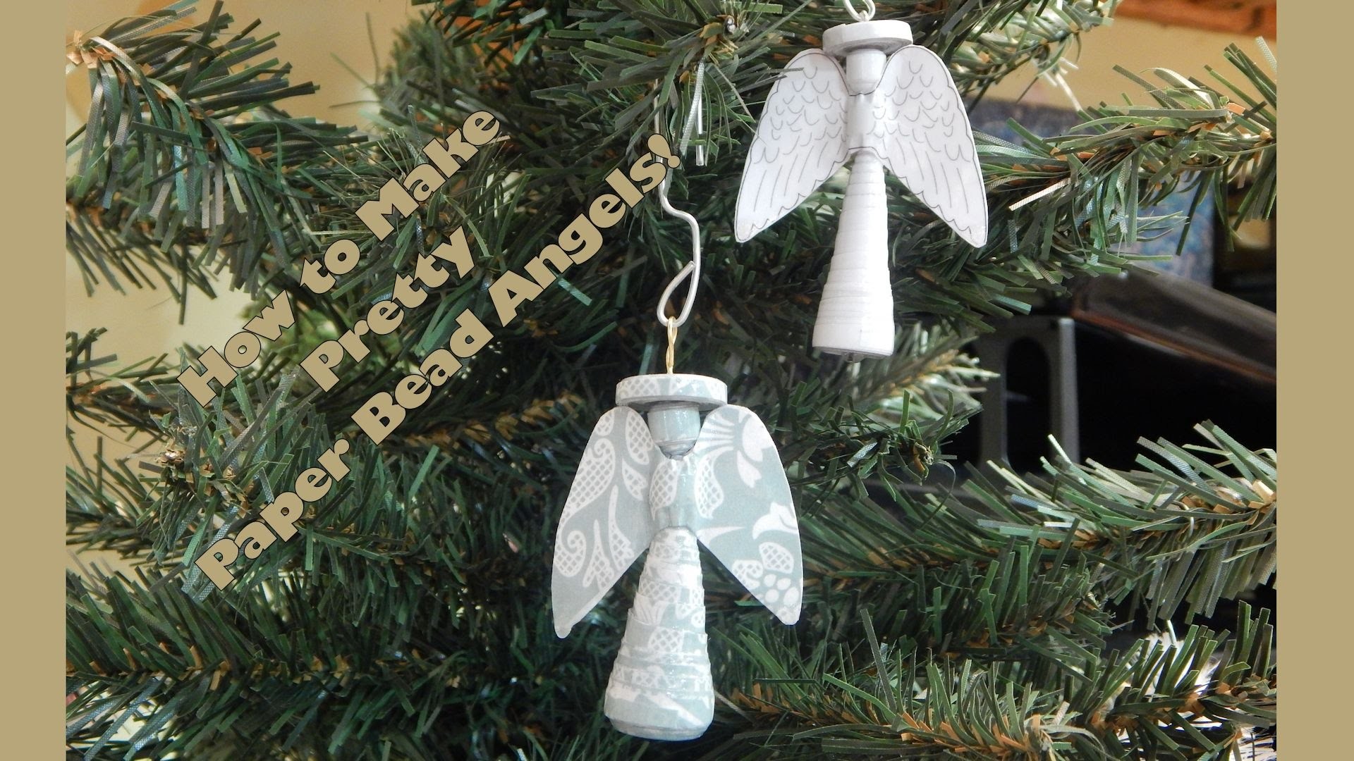 How to Make A Paper Bead Angel