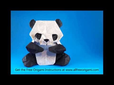 How to make an origami panda easy