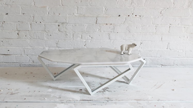 How to make DIY Marble Table using a tile saw