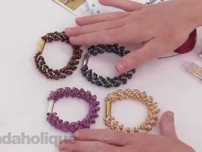How to Make the Deluxe Beaded Kumihimo Bracelet Kit with Long Magatama Beads