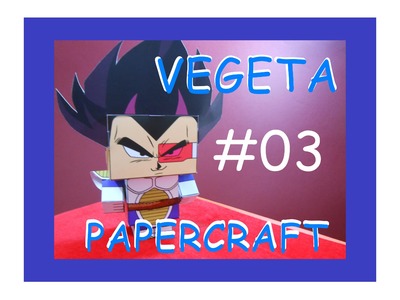 How to make Vegeta Papercraft-Cardboard(free template)
