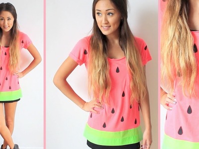 Last Minute DIY Halloween Costume: Watermelon!