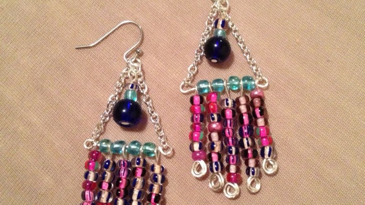 Make Colorful Wire Chandelier Earrings - Style - Guidecentral