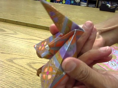 Origami crane not educational but entertaining ASMR