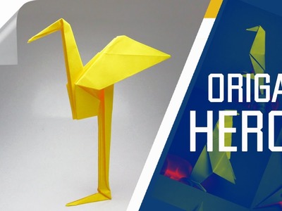 Origami - How To Make An Origami Heron