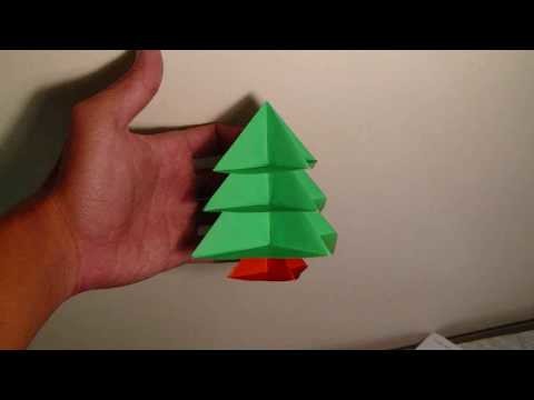 Origami modular christmas tree instructions