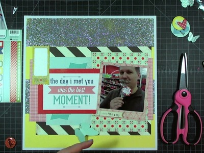 Scrapbook Layout: The Day I Met You, 12"x12"