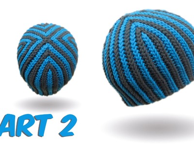 Slip stitch crochet. bosnian crochet - Hazelnut Beanie english version part 2