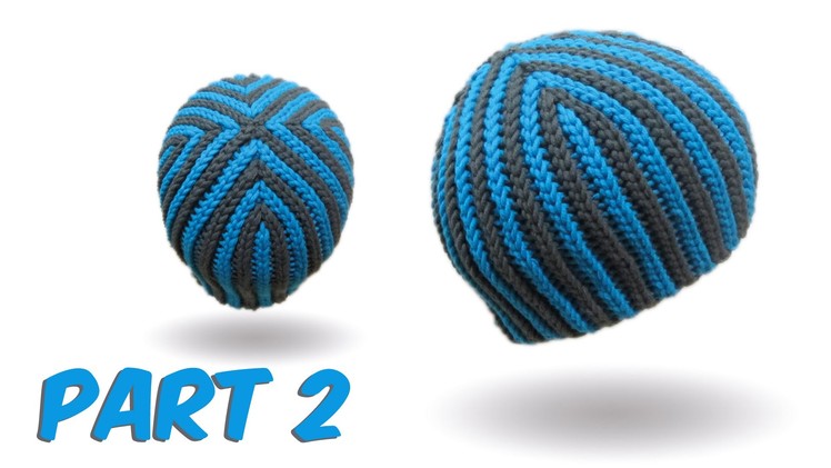 Slip stitch crochet. bosnian crochet - Hazelnut Beanie english version part 2