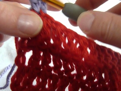 Stitch Scene: How to crochet the Reverse Single Crochet (rev sc) (alias: Crab Stitch)