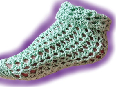 Summer socks advanced crochet tutorial - Woolpedia