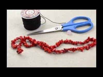 Tutorial of Making Bracelet with Coral Beads