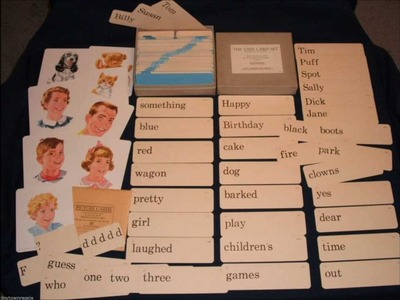 Vintage Flash Cards Old School Word Picture Alphabet Flashcards arts crafts