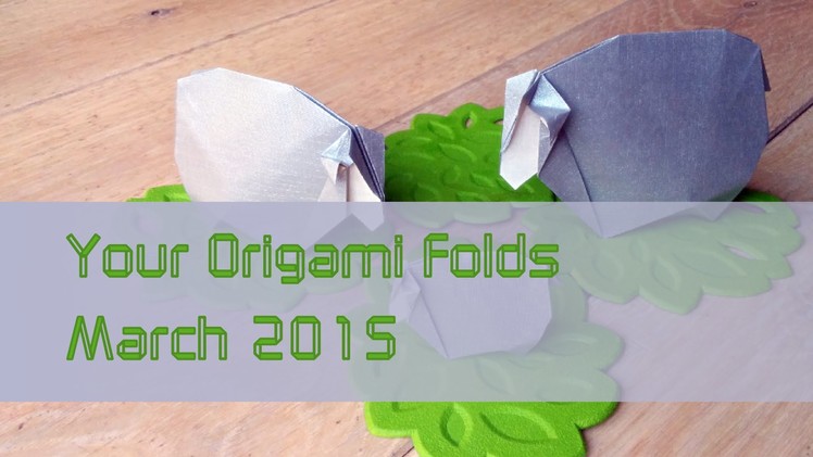 Your Origami Folds March 2015: "Sheep" by Román Díaz