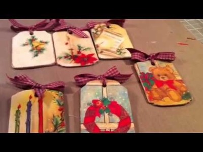 1st in a series of the 12 days of Christmas craft gift ideas