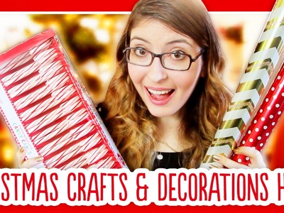Christmas Craft Supply and Decorations Haul 2014